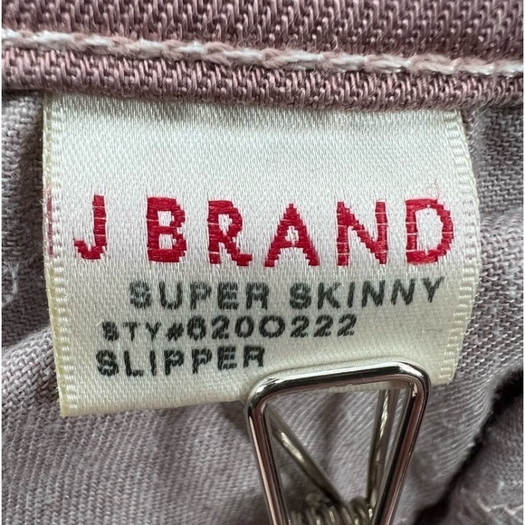J Brand Super Skinny Mid Rise Mauve Jeans Size 29 Women's - Picture 2 of 7